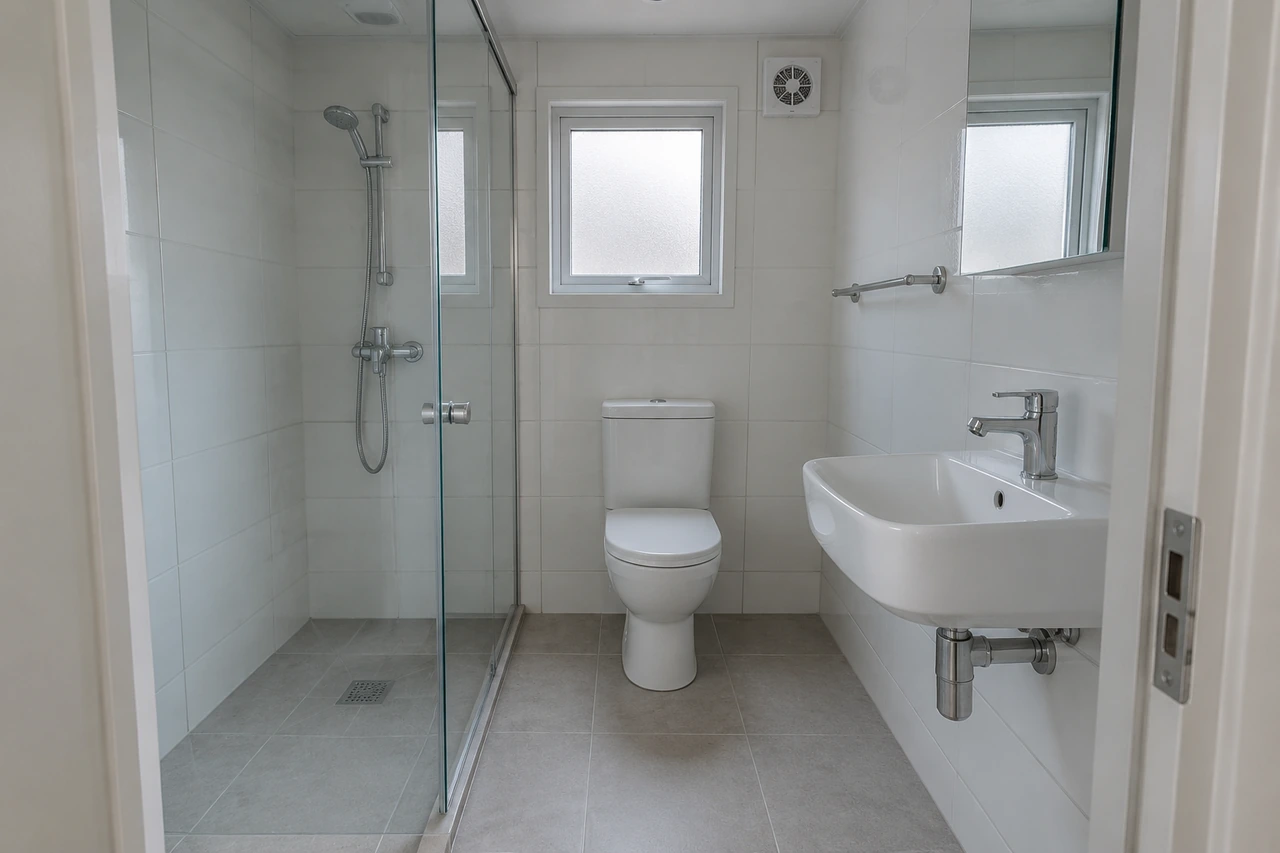 Factory-fitted bathroom